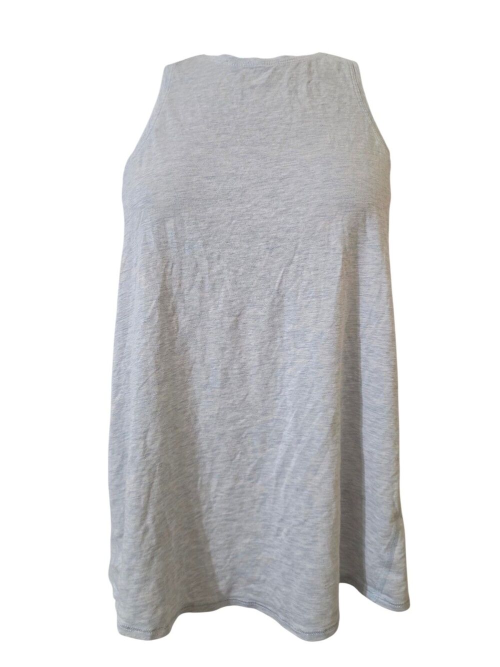 Lululemon Open Back Tank Top Light Heathered Blue Women's 6 EUC E191